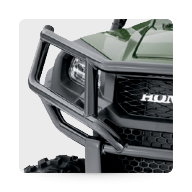 Pioneer 1000-6P Steel Front Bumper