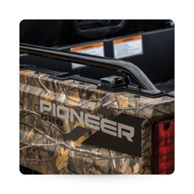 Pioneer 520 Bed Rails