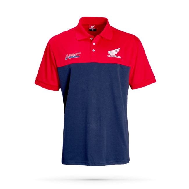 Honda hrc-navy-red-polo