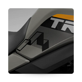 Honda Transalp Tank Side Sticker - 2025 Model - Black