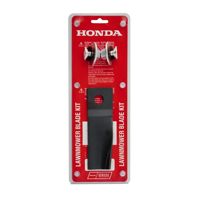 Honda 19" High Lift Lawnmower Blades (Pair) w/Bolts (HRU19D, HRU196D & HRJ196)