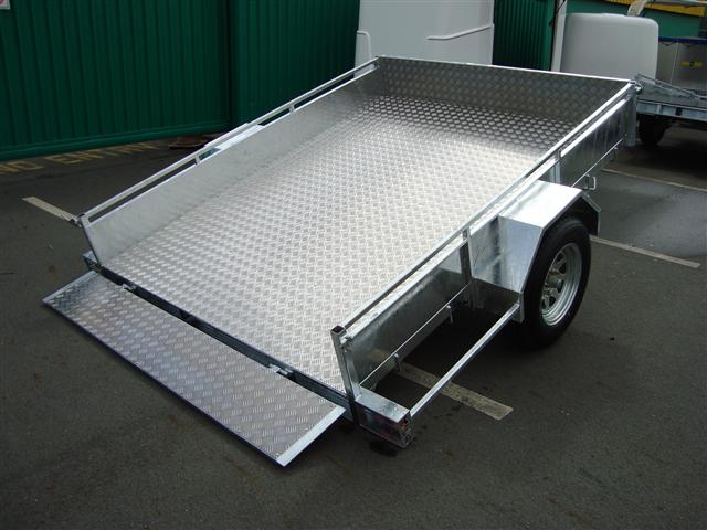 Kea K85ST Single Axle Heavy Duty Tipping Trailer
