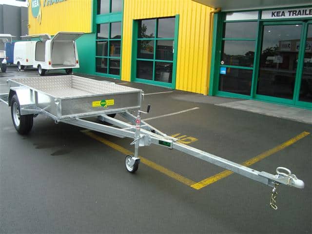 Kea K844XEXT.DB Single Axle Heavy Duty Trailer with Extendable Drawbar