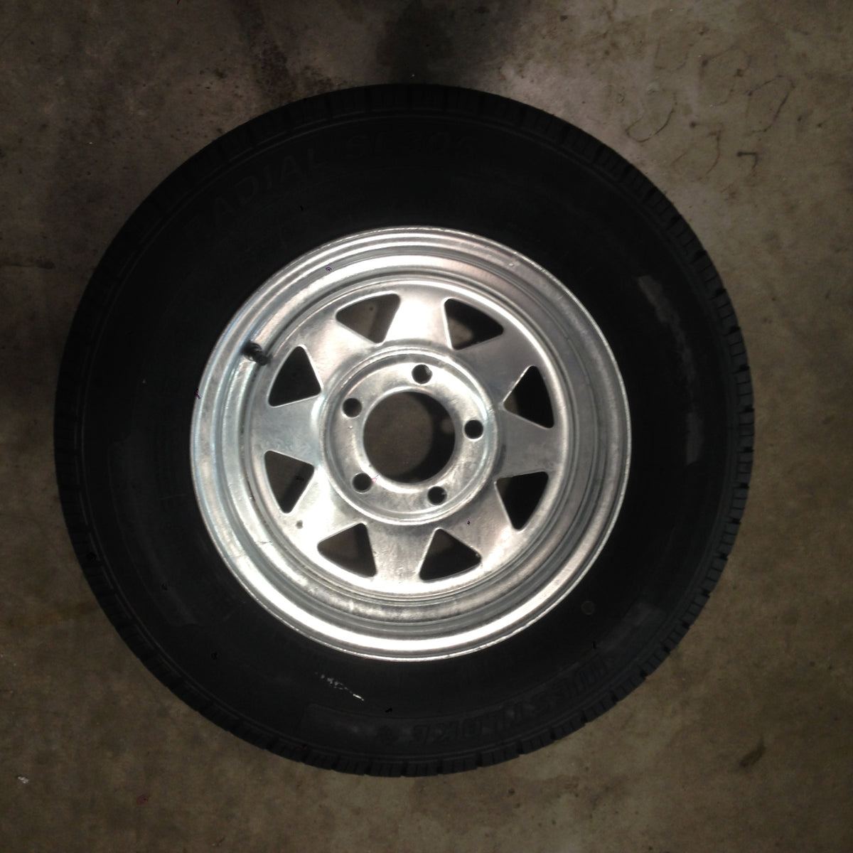 DMW Galvanised Spare Wheel (Rim & Tyre)