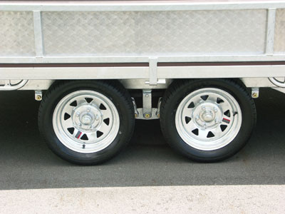 Kea KC1268 Flat Deck Tandem Trailer