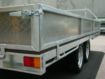Kea KC1268 Flat Deck Tandem Trailer
